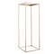 Gold Metal Rectangular Cubic Floral Stand 10PCS for Event Decor